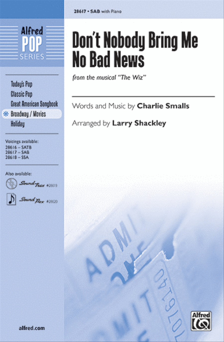 Don't Nobody Bring Me No Bad News 3-Part scores gallery preview page 1