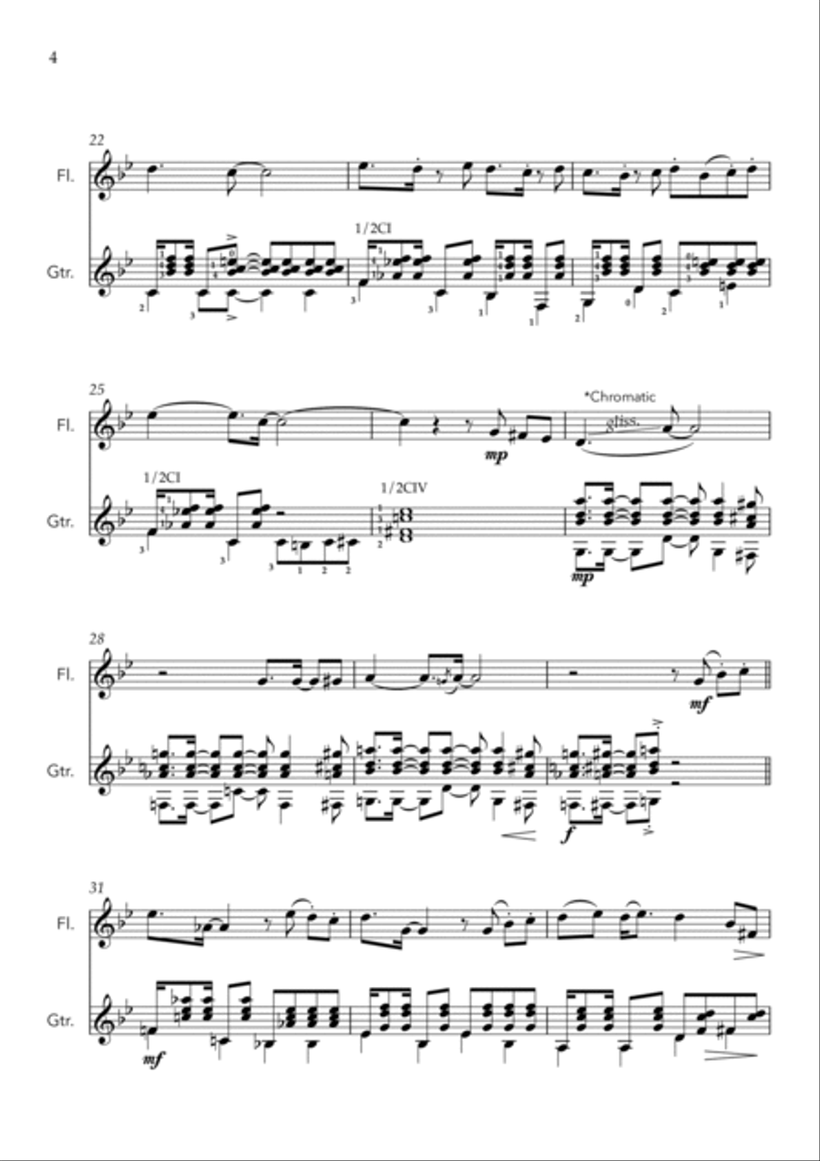 Copacabana (at The Copa) Flute scores gallery preview page 6