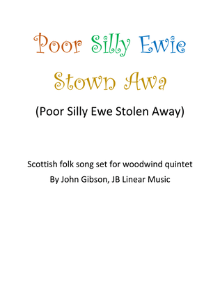 Book cover for Poor Silly Ewe Stolen Away for Woodwind Quintet