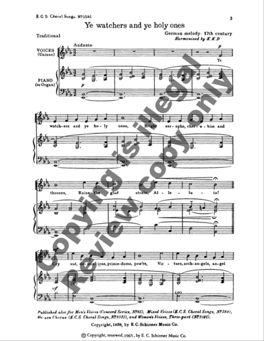 Ye Watchers and Ye Holy Ones SA scores gallery preview page 6