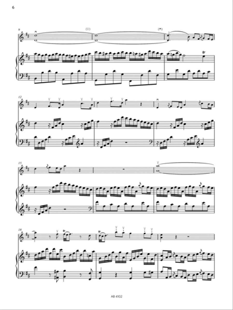 Allegro con spirito (Grade 8, A2, from the ABRSM Violin Syllabus from 2024) Violin Solo scores gallery preview page 6