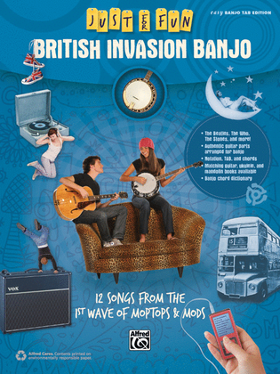 Book cover for Just for Fun -- British Invasion Banjo