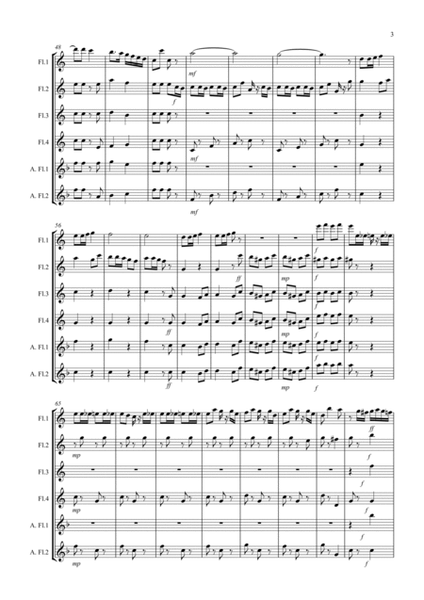 Radetzky March for Flute Quartet image number null