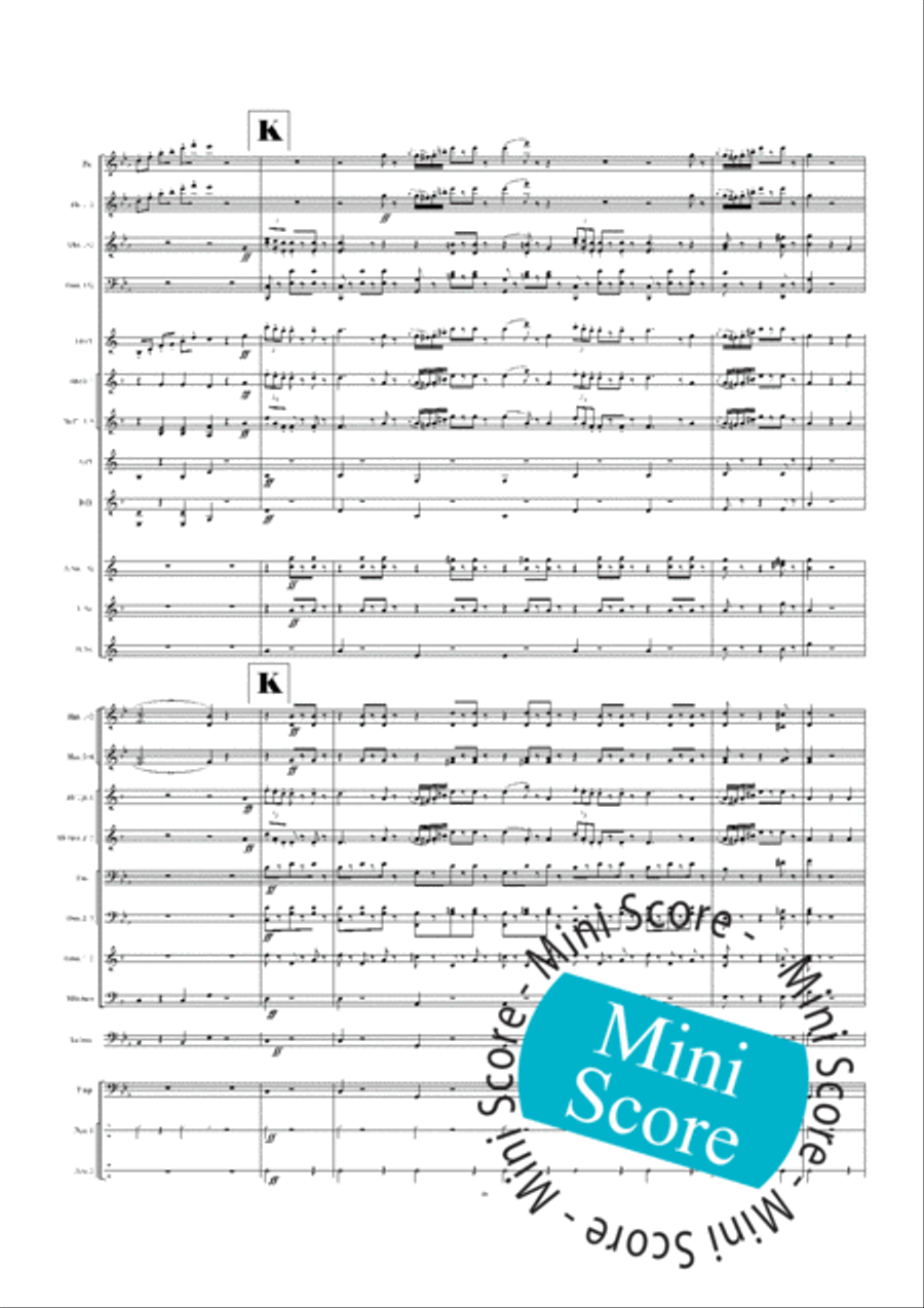 Overture La Poupee de Nuremberg Concert Band scores gallery preview page 22