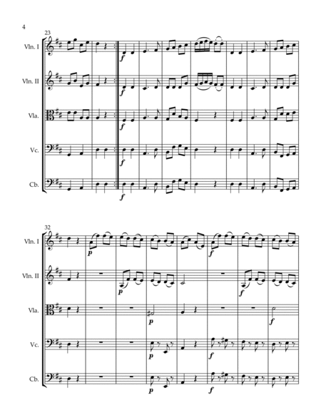 Country Dance K. 462 #6 EASY ARRANGEMENT image number null