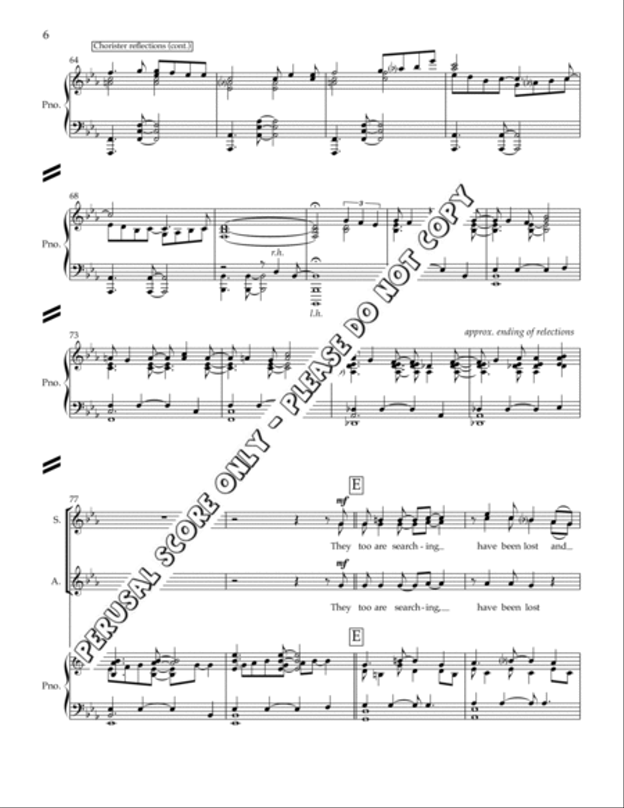 Song For The Searching SSA scores gallery preview page 6