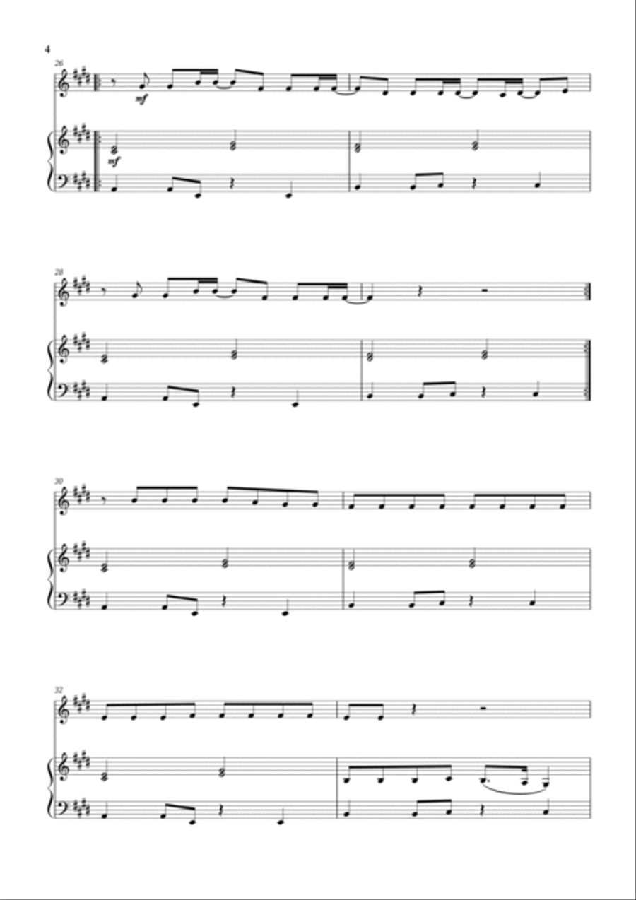 Anti-hero Violin Solo scores gallery preview page 4