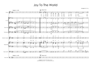 Book cover for Joy to the World (3 horns, rhythm section, opt vocals)