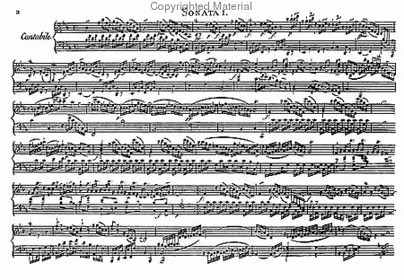 Six sonatas Opus I - Two sonatas Opus II - Variations