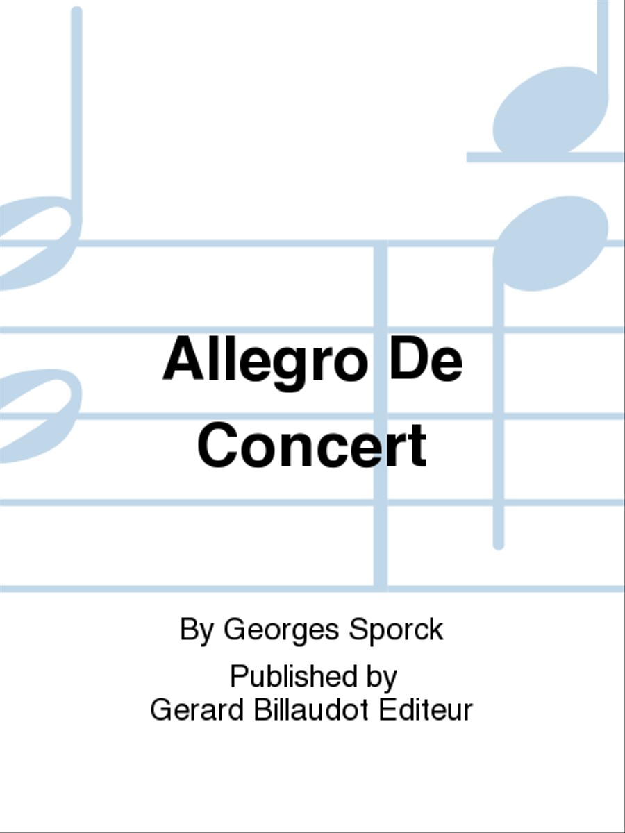 Allegro De Concert