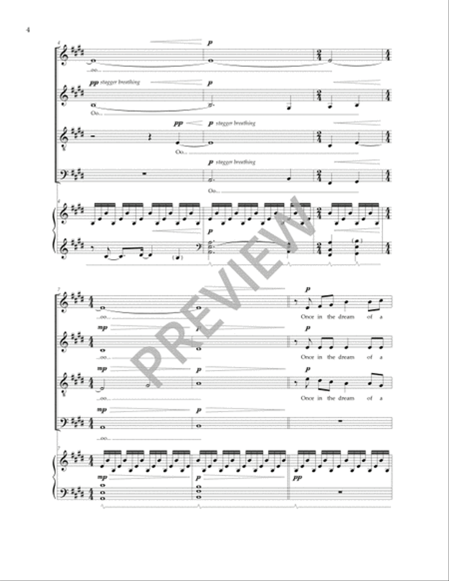 The Dreams That Remain Divisi scores gallery preview page 6