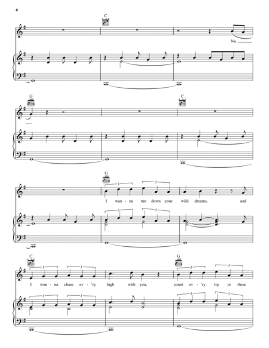 One Man Band Piano, Vocal, Guitar scores gallery preview page 4