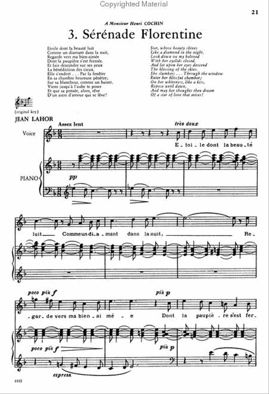 Eleven Songs For High Voice. (F. & E.) High Voice scores gallery preview page 2