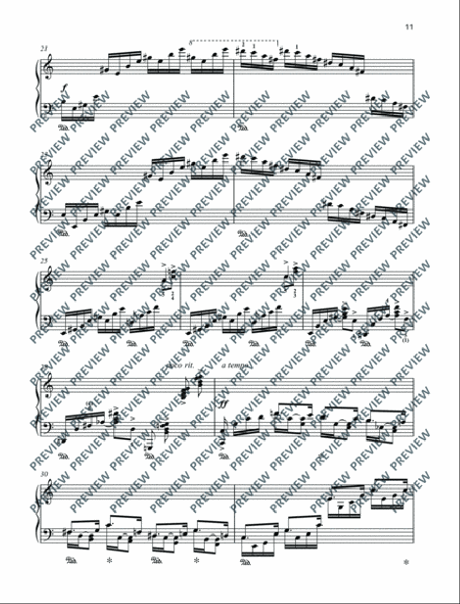 12 Etudes for the Left Hand Piano Method scores gallery preview page 12