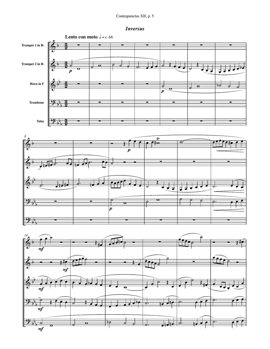 Contrapunctus XII from 