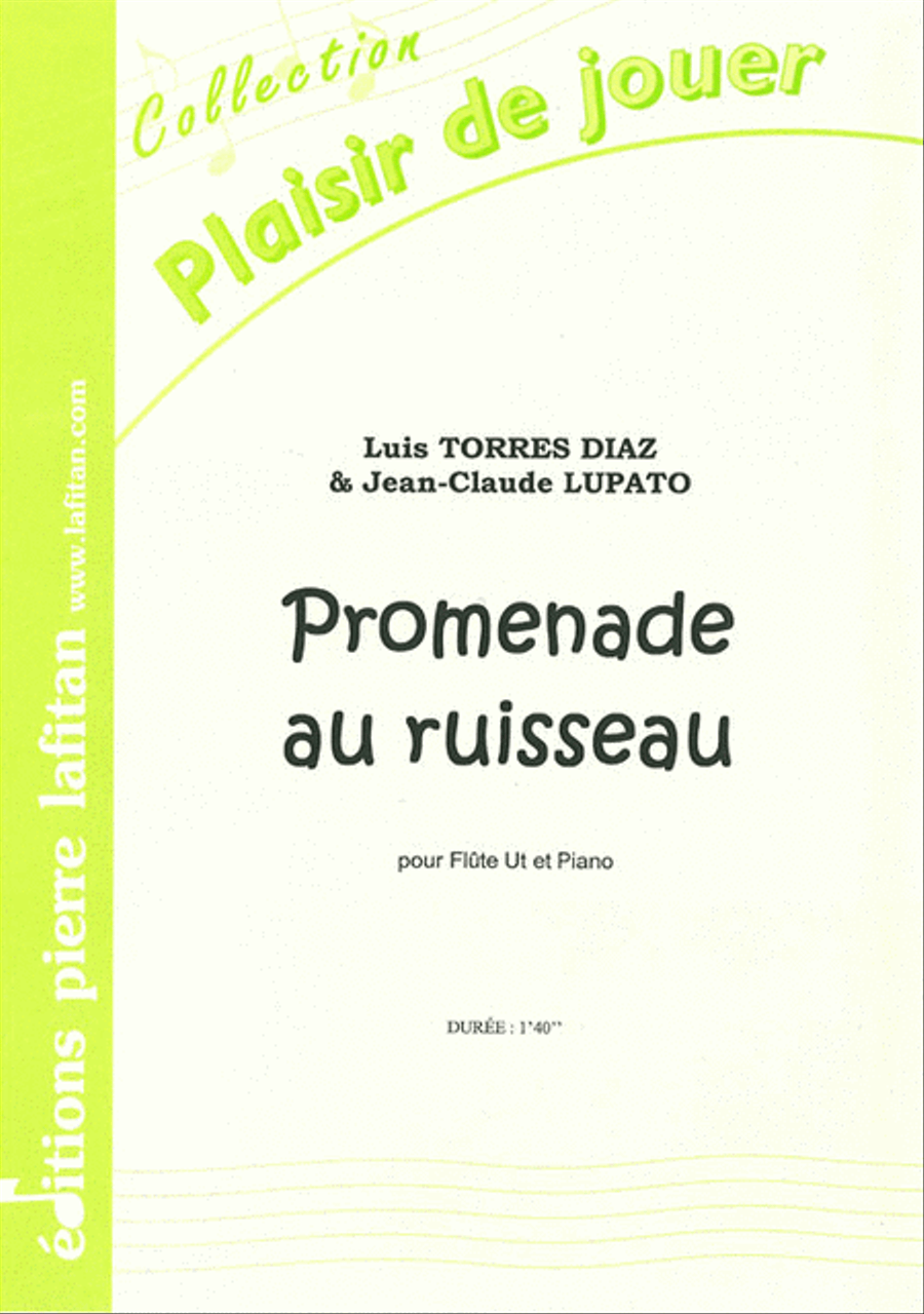 Promenade au Ruisseau Flute Solo scores gallery preview page 1