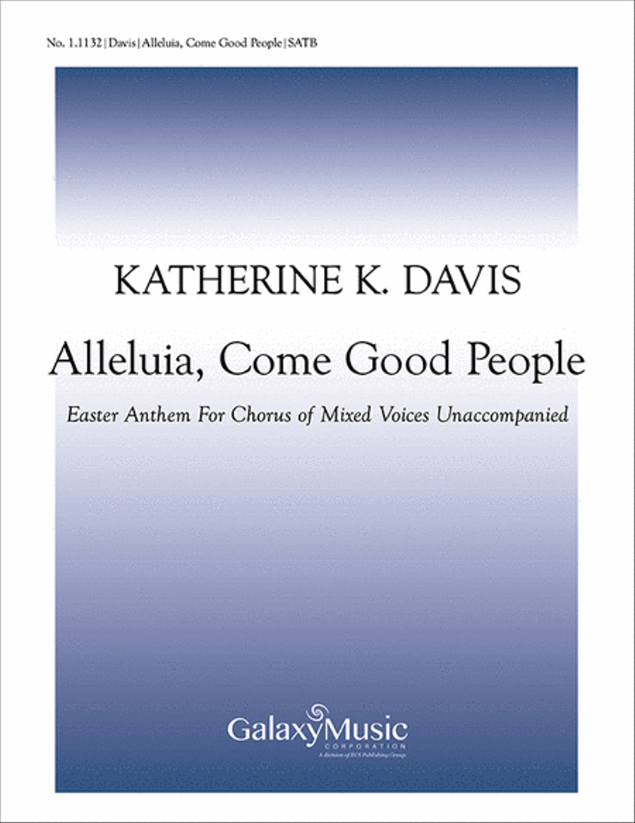 Alleluia, Come, Good People 4-Part scores gallery preview page 1
