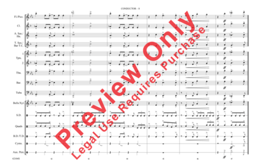 Love Me Do Marching Band scores gallery preview page 9
