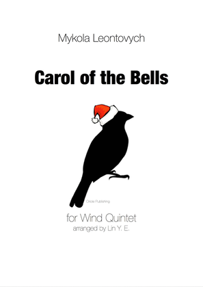 Book cover for Leontovych - Carols of the Bells for Wind Quintet