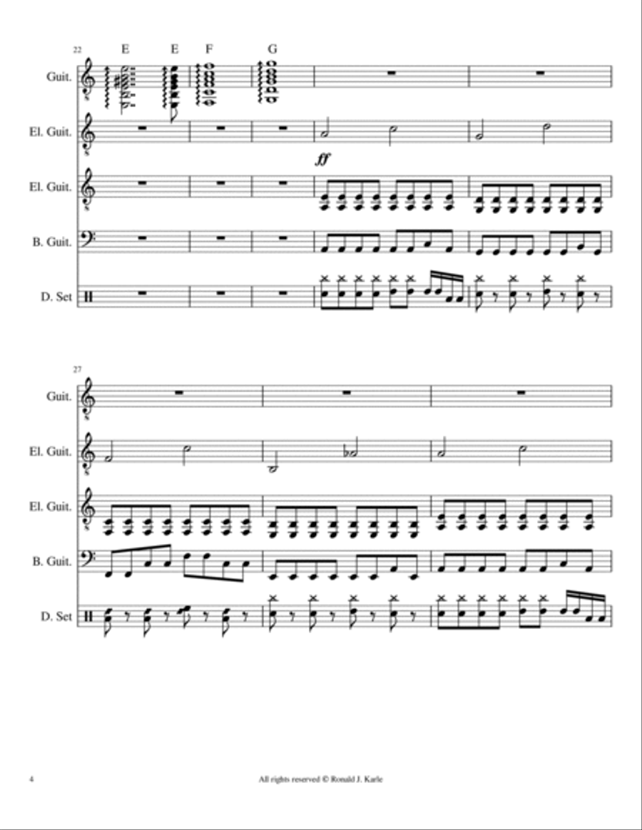 Classical Metal Small Ensemble scores gallery preview page 4
