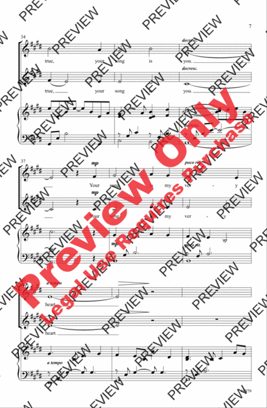 Your Song 2-Part scores gallery preview page 7