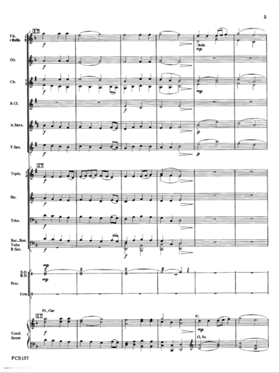 Modal Song And Dance Concert Band scores gallery preview page 5