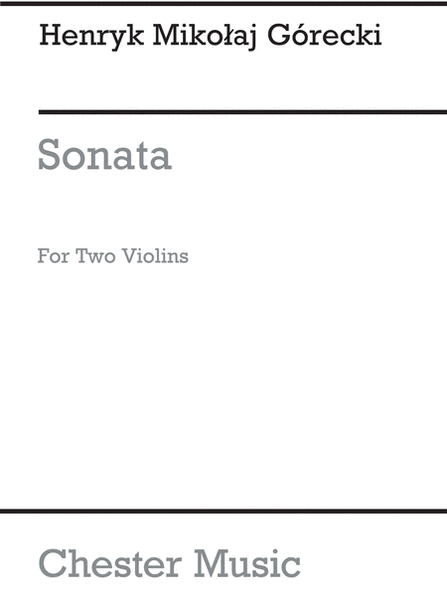 Sonata For Two Violins Op.10