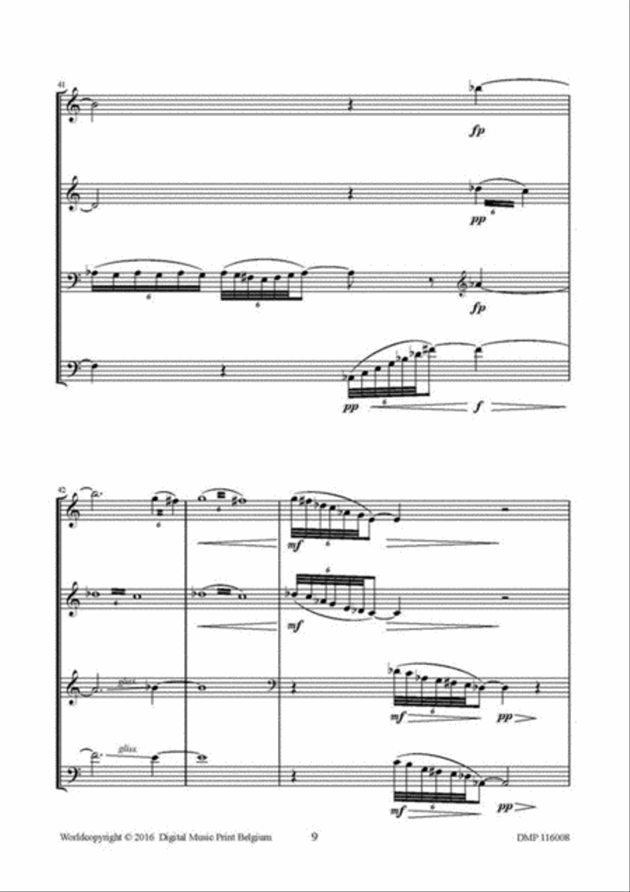 Raga 1 Raga 1 Clarinet Quartet scores gallery preview page 4