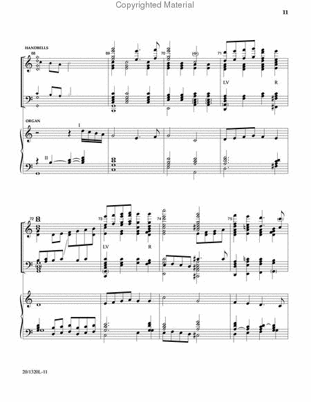 Easter Morning Celebration - Organ/Handbell Score image number null
