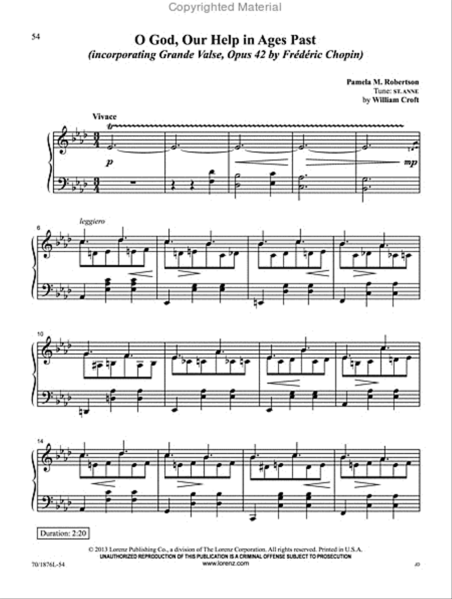 My Savior First of All Piano Solo scores gallery preview page 6