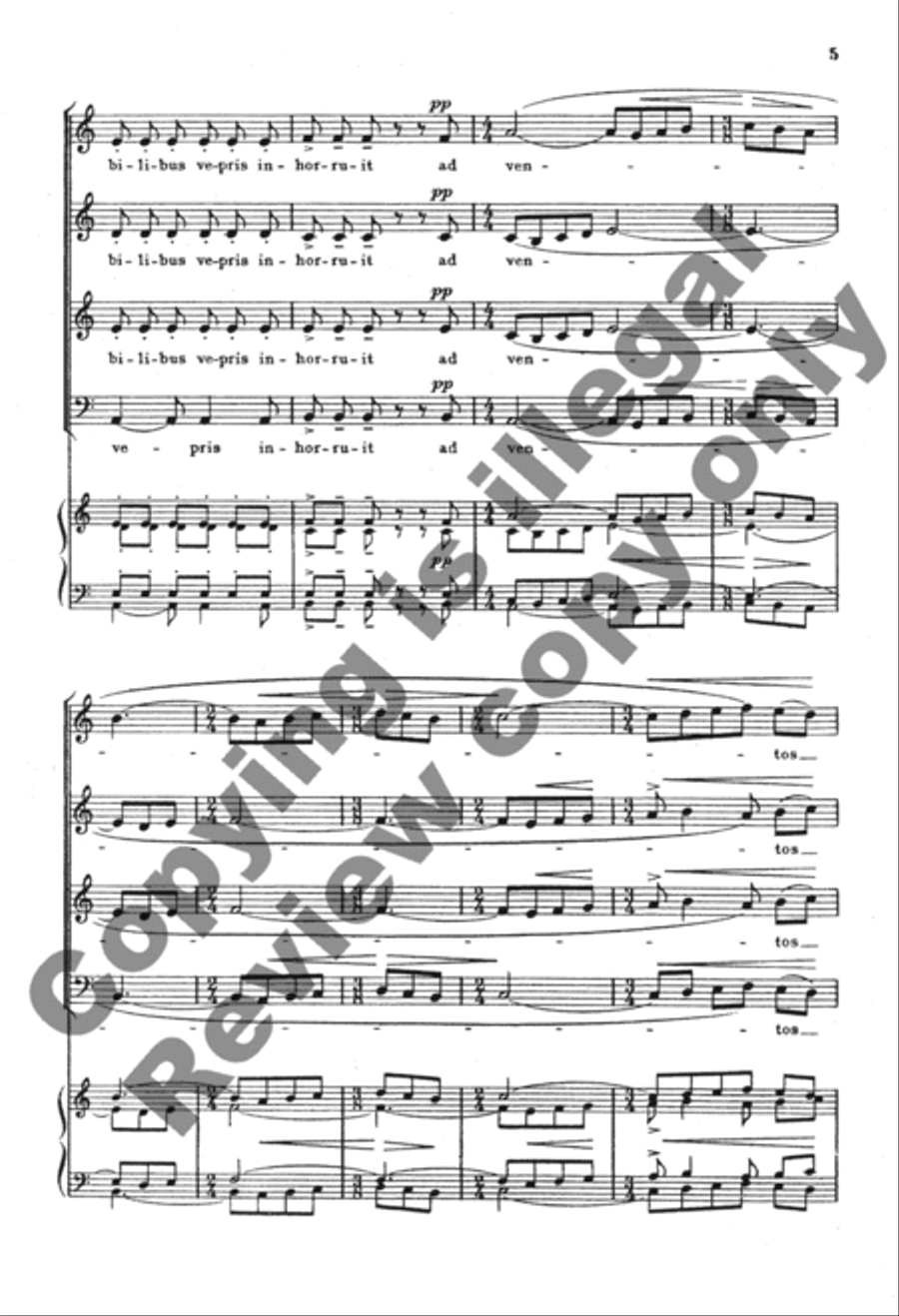 Vitas hinnuleo me similis, Chloe 4-Part scores gallery preview page 4