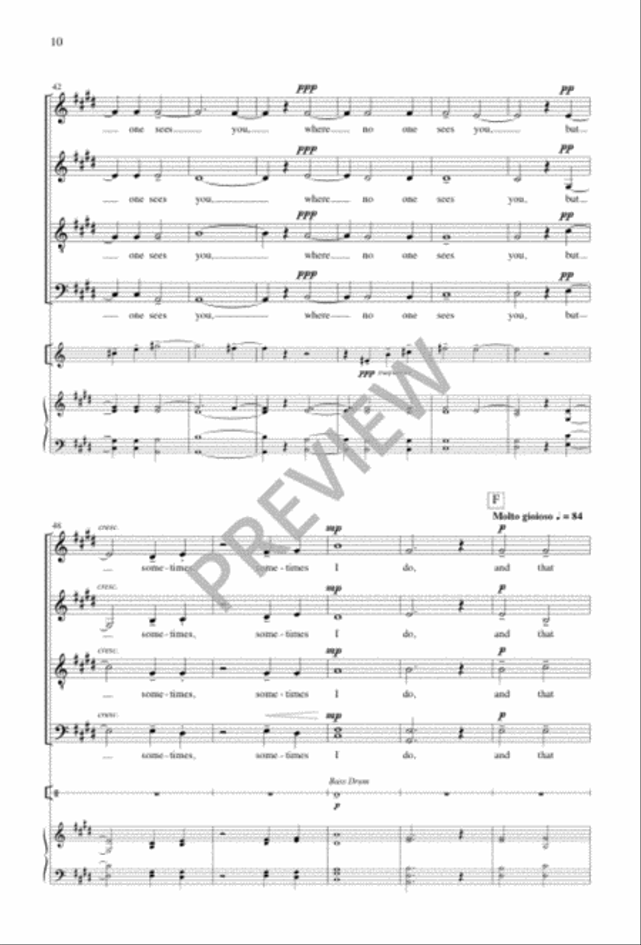 In Your Light Divisi scores gallery preview page 10
