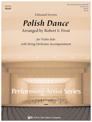 Book cover for Polish Dance for Violin Solo with String Orchestra Accompaniment