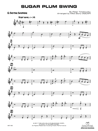Sugar Plum Swing: E-flat Baritone Saxophone