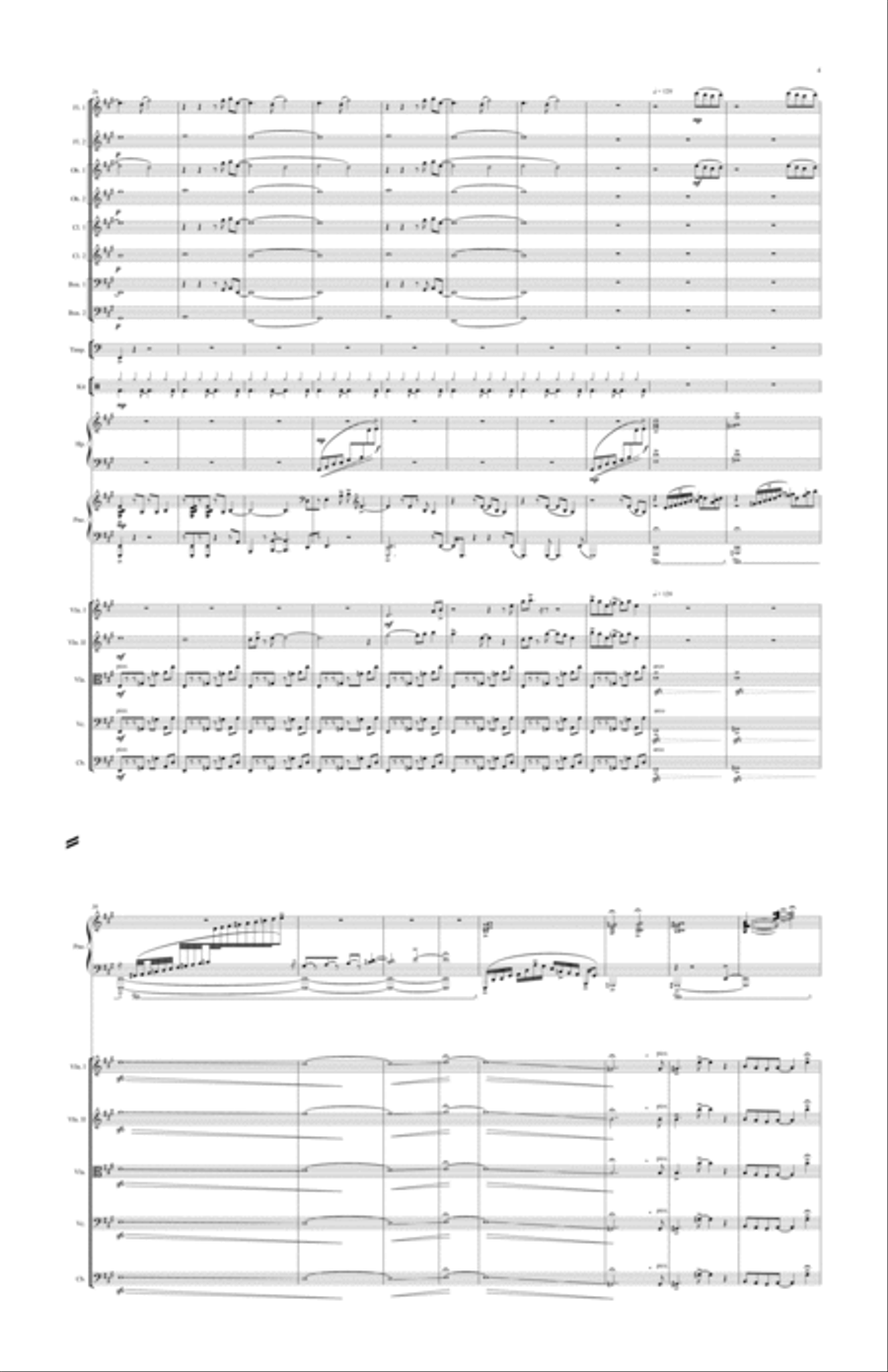 Concerto for Piano and Orchestra (2012-14) Full Orchestra scores gallery preview page 5