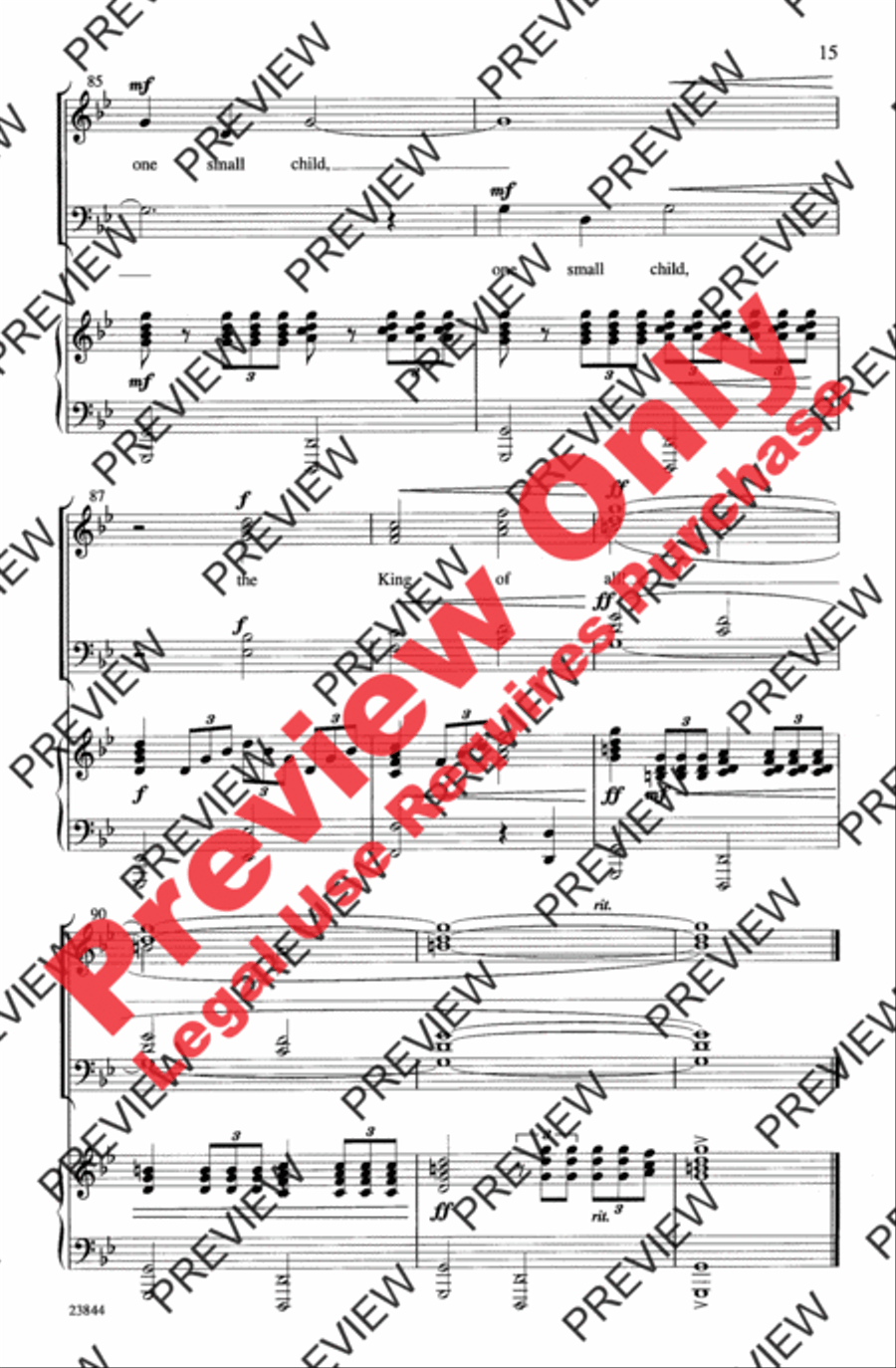 March of the Kings March of the Kings 4-Part scores gallery preview page 14