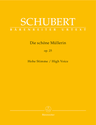 Book cover for Die schone Mullerin, Op. 25 D 795