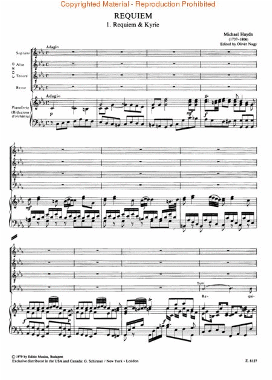 Requiem in c minor 4-Part scores gallery preview page 2