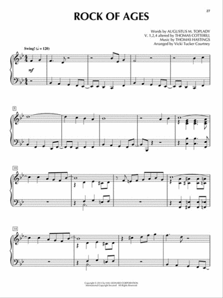Hymn Solos for Worship Hymn Solos for Worship Piano Solo scores gallery preview page 5