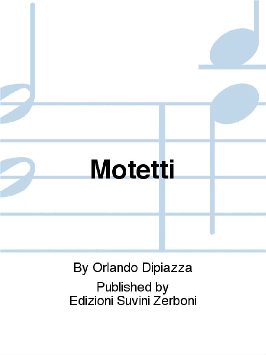 Motetti A Cappella scores gallery preview page 1