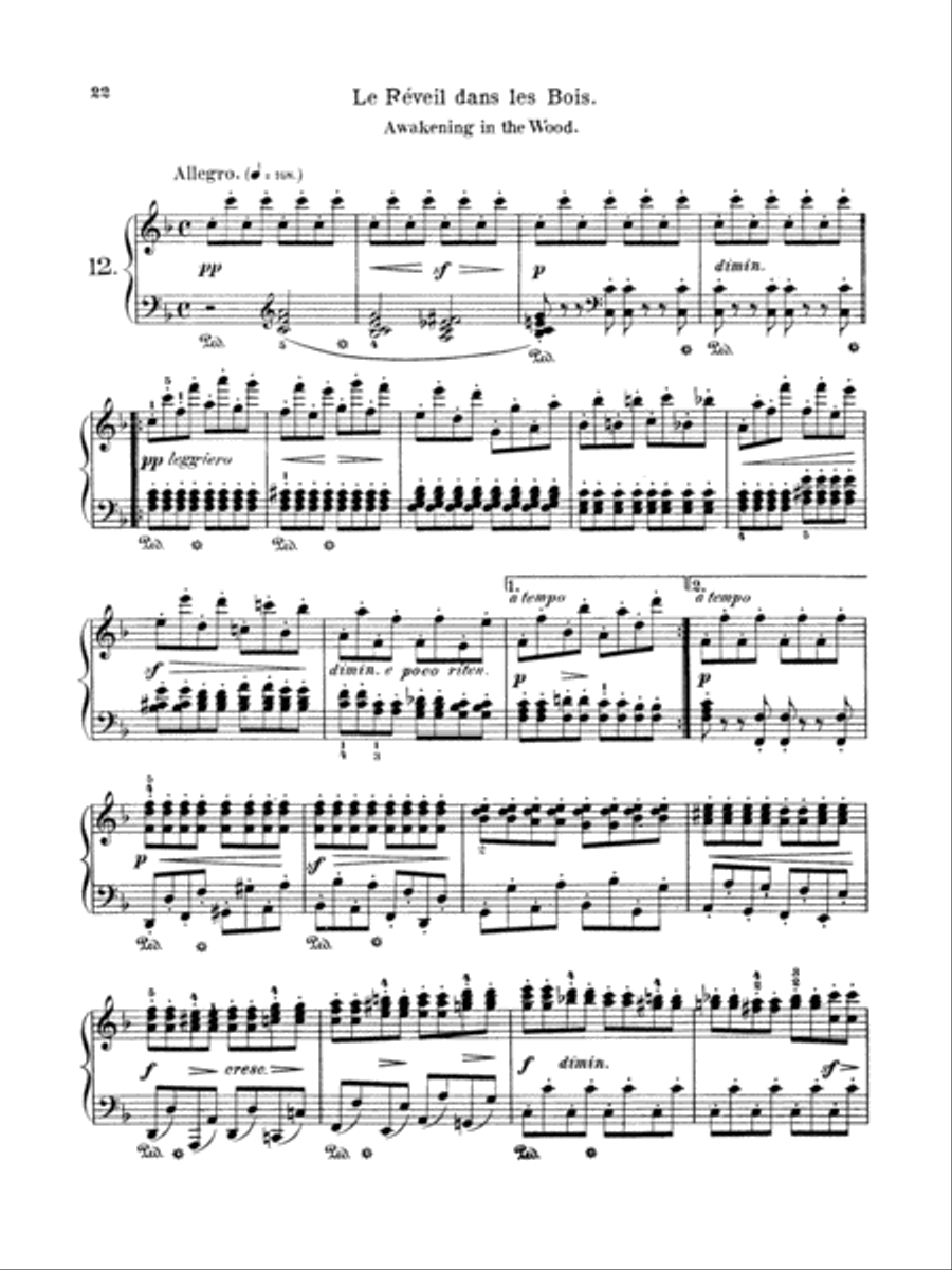Burgmüller: Eighteen Characteristic Studies, Op. 109 Piano Method scores gallery preview page 1