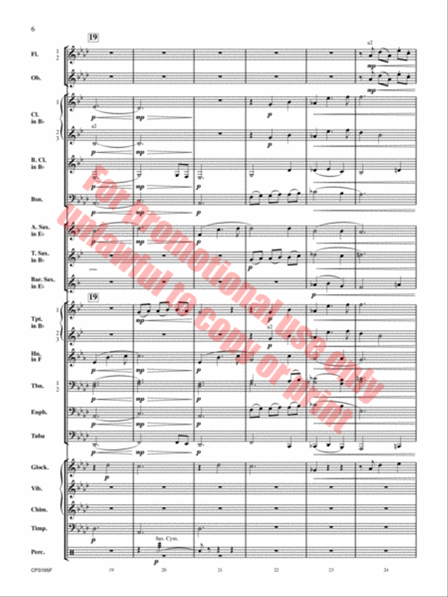 The Last to Fall Concert Band scores gallery preview page 7