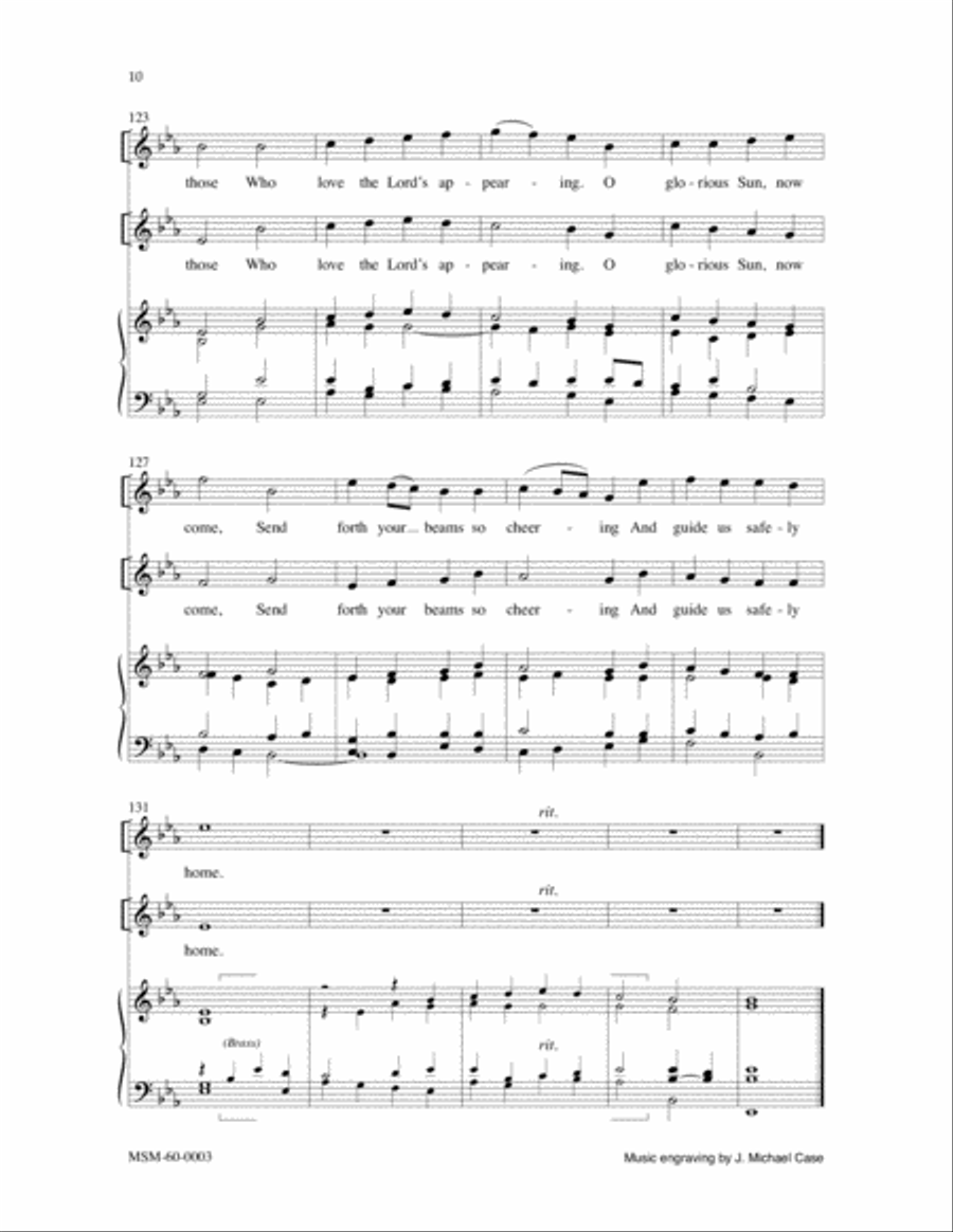 O Lord, How Shall I Meet You (Choral Score) 4-Part scores gallery preview page 6