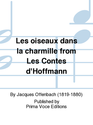 Book cover for Les oiseaux dans la charmille from Les Contes d'Hoffmann