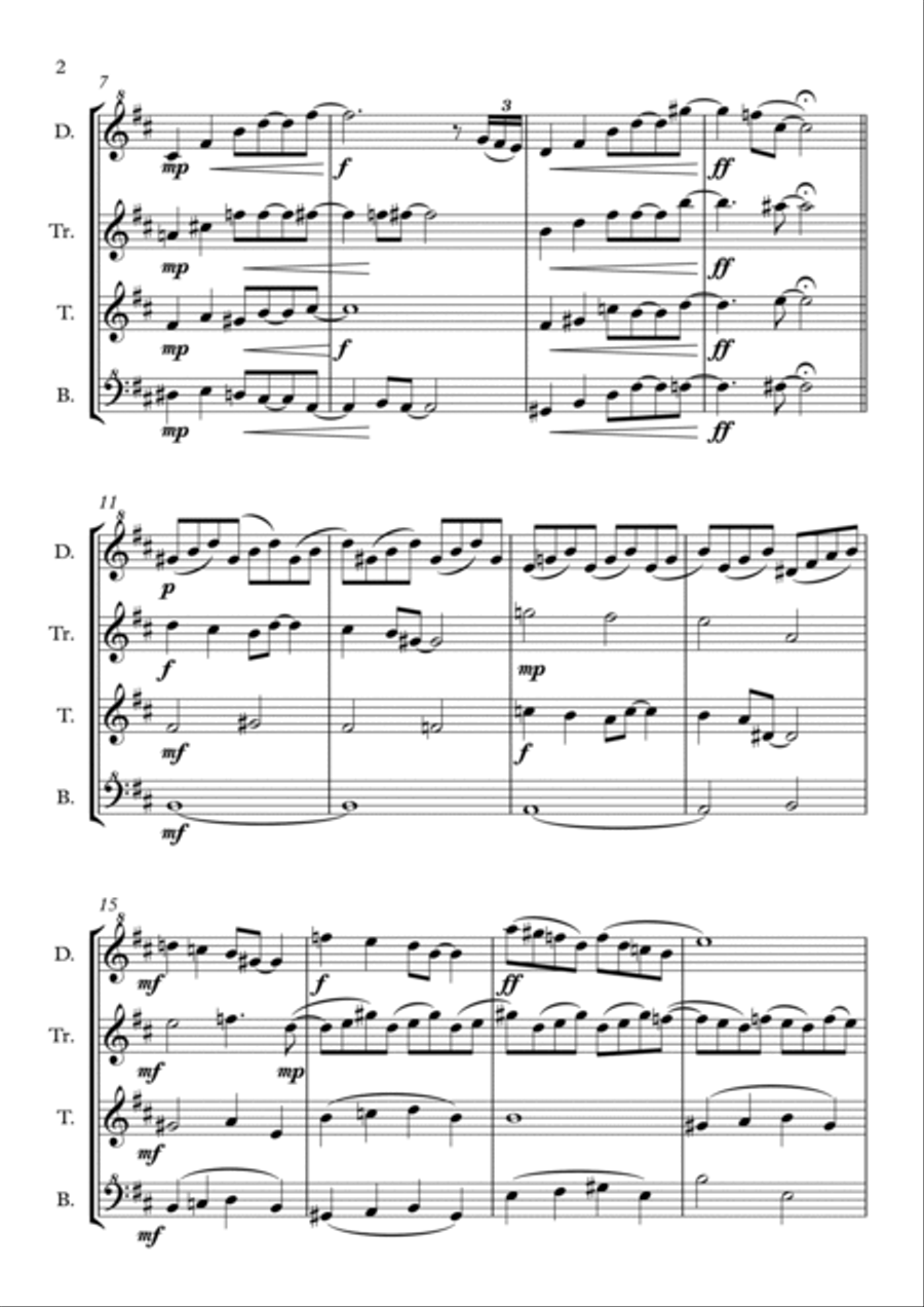 Synastry - Recorder Quartet Chamber Music scores gallery preview page 2