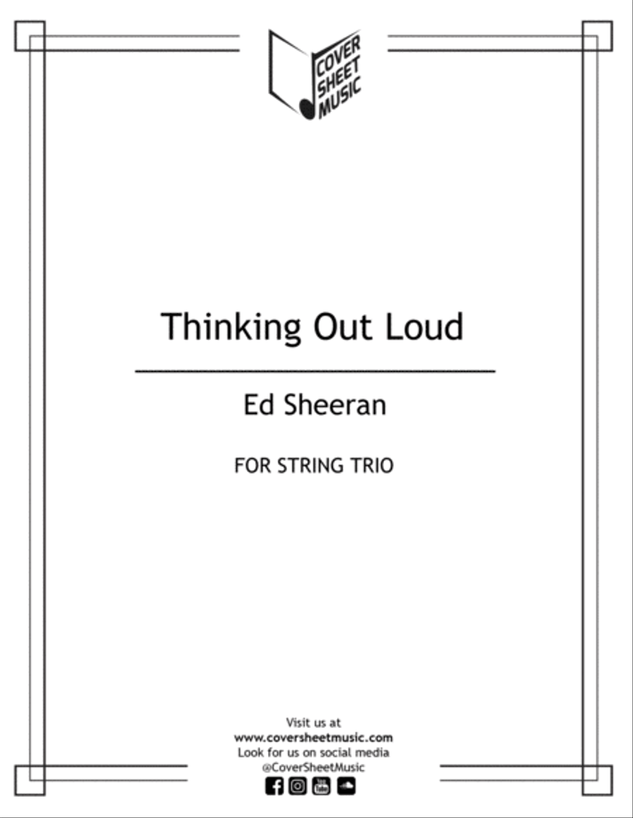 Thinking Out Loud String Trio scores gallery preview page 1