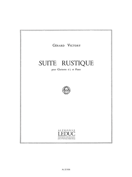 Suite Rustique (clarinet & Piano)