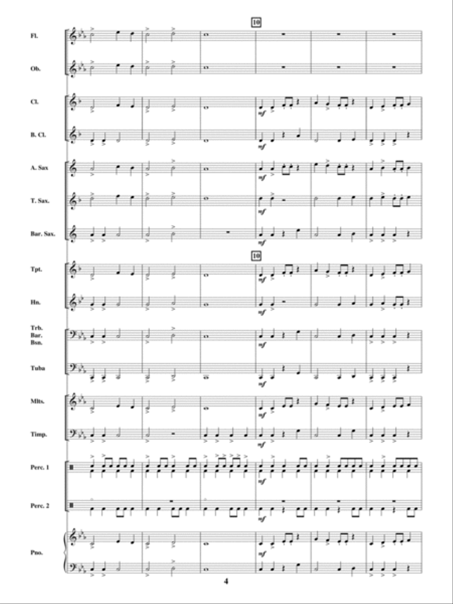 Mojo Mojo Concert Band scores gallery preview page 3
