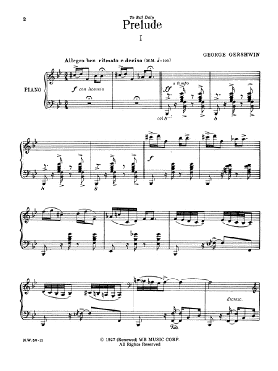 3 Preludes For Piano Piano Solo scores gallery preview page 7