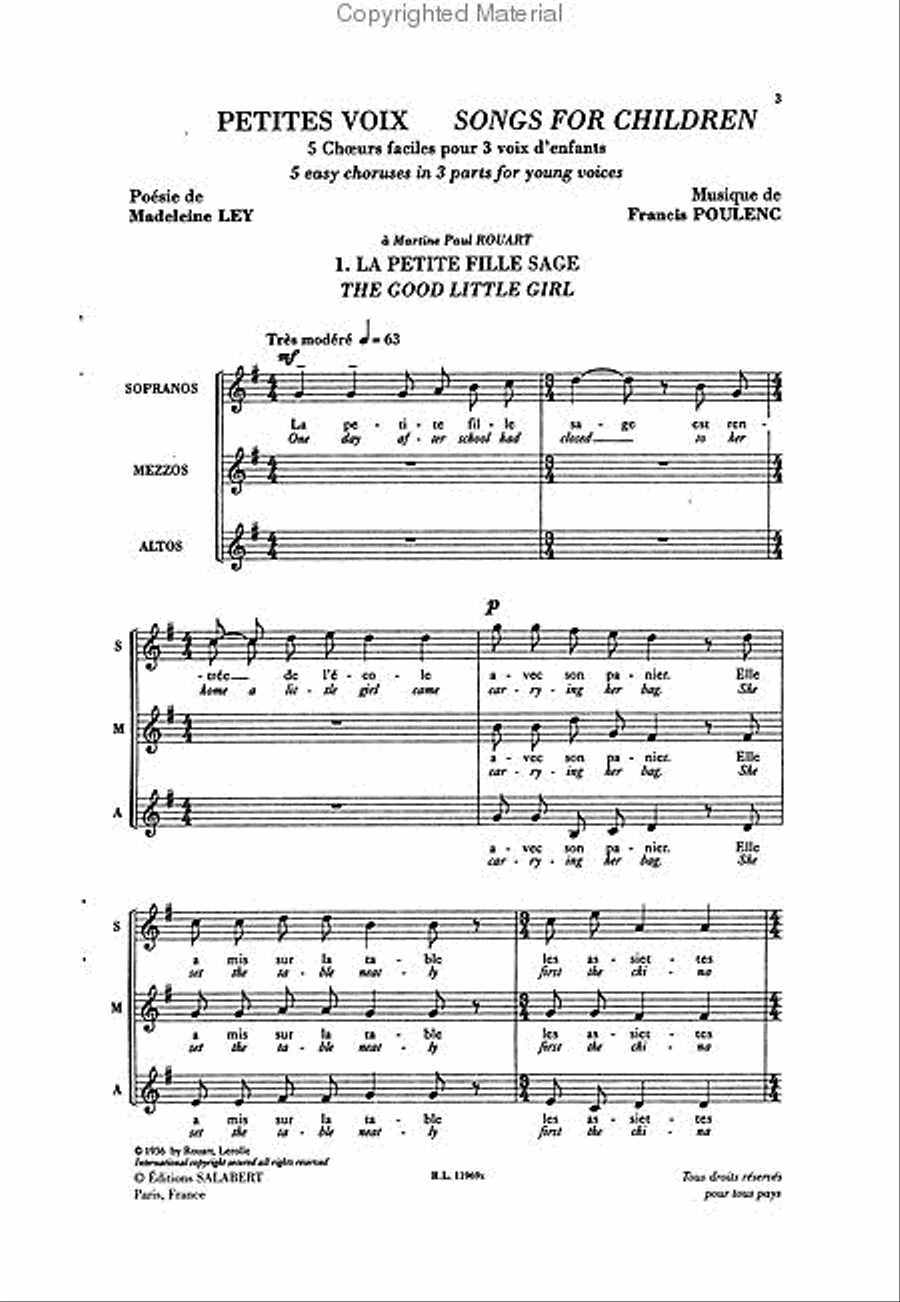 Petites voix SSA scores gallery preview page 2